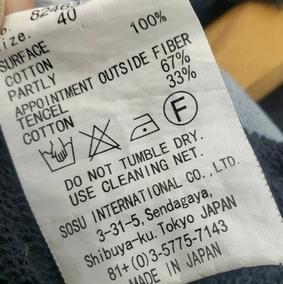 Mihara Yasuhiro Distressed Black Sweatshirt Denim - Picture 7 of 8